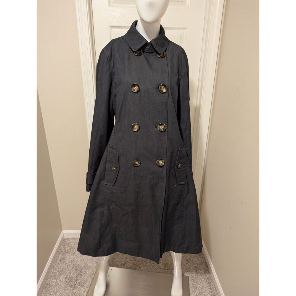 Banana Republic Dark Gray Trench Coat